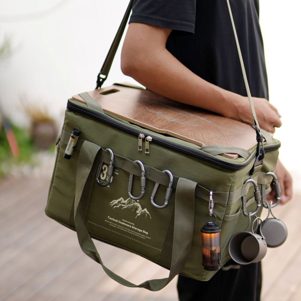 Camping Outdoor Cooking Set - 36L Tactics Picnic Bag Waterproof Travel