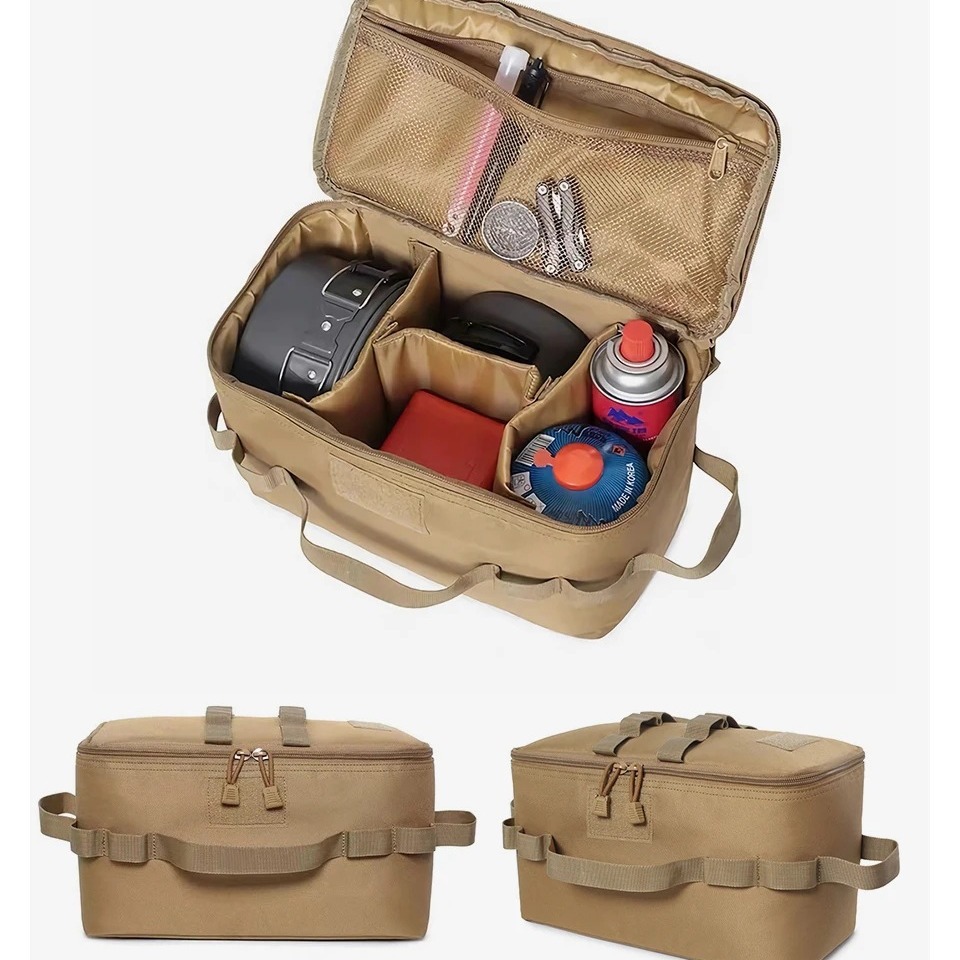 Camping Cooking Full Set - Outdoor Camping Gas Tank Storage Bag