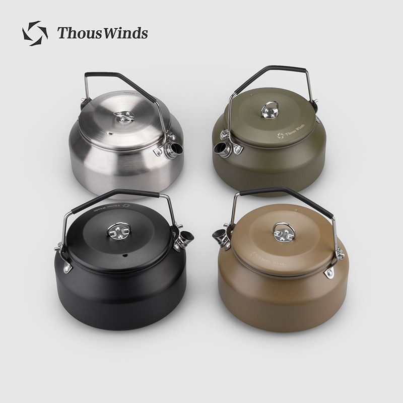 Camping Cooking Utensils Kit - Thous Winds Outdoor Camping Kettle, Portable