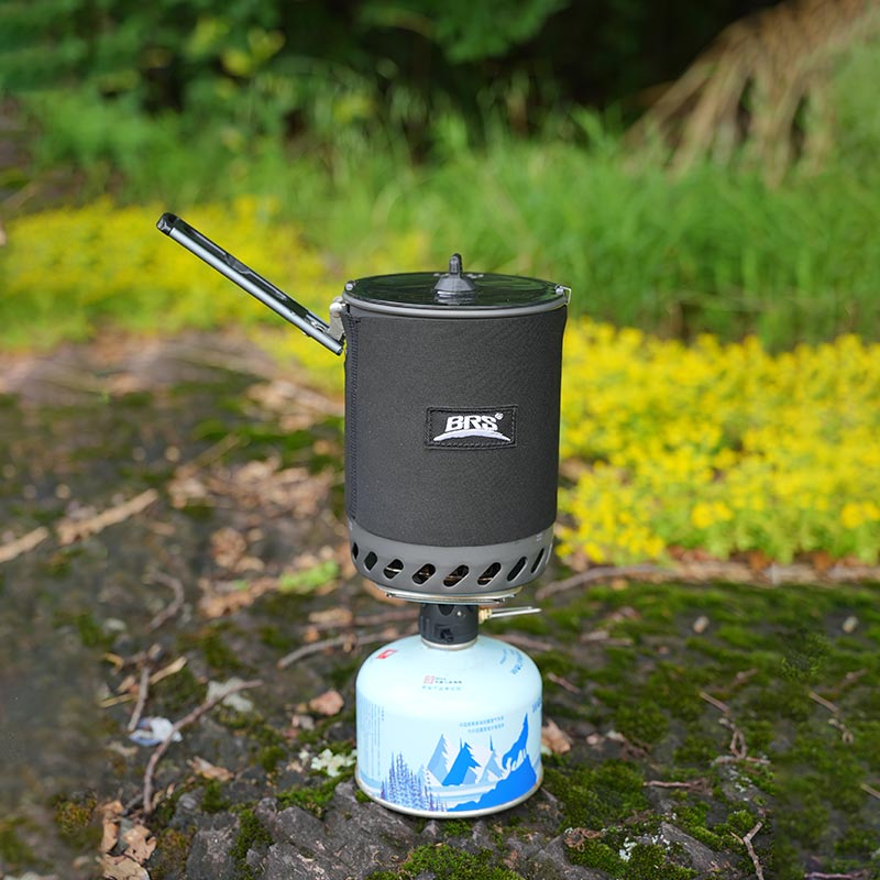 Camping Cooking System - BRS-T62 Outdoor Collector Boiler Reactor Hiking