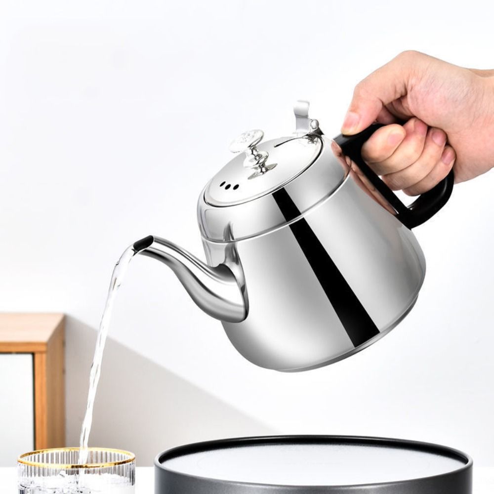 Camping Cooking Kettle - Hotboiling With Filter Stainless Steel Teapot
