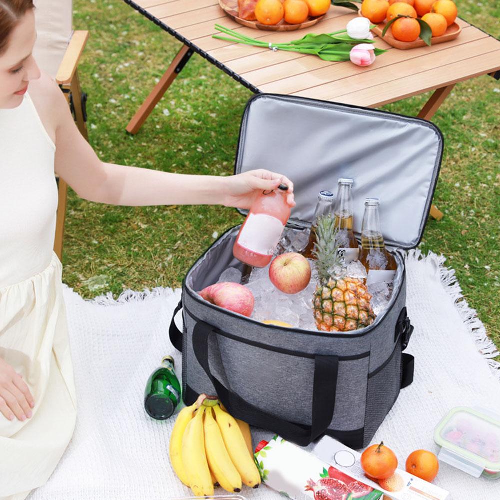 Camping Cooking Food - 30L Insulated Cooler Bag Oxford Fabric