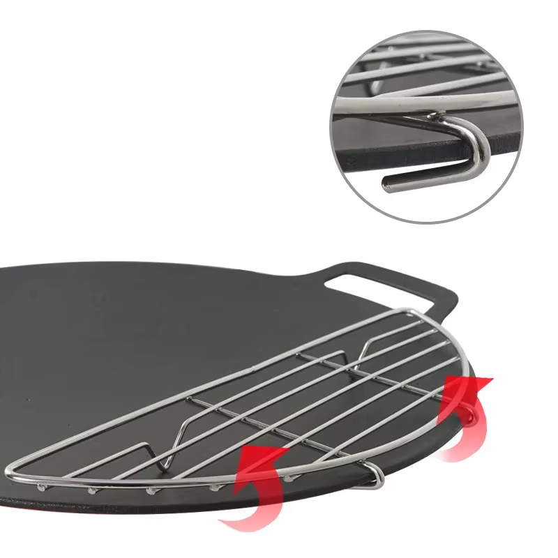 Outdoor Barbecue Net Steam Rac - Camping Cooking Wok recension och pris