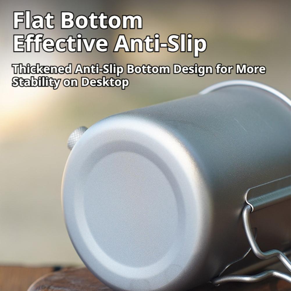420ml Lightweight Titanium Cof - Camping Cooking Mug recension och pris