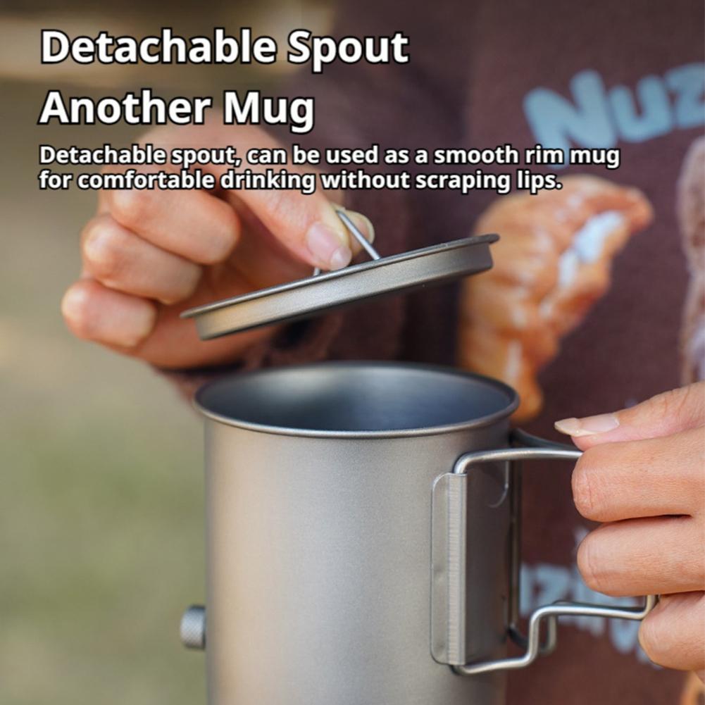 420ml Lightweight Titanium Cof - Camping Cooking Mug recension och pris