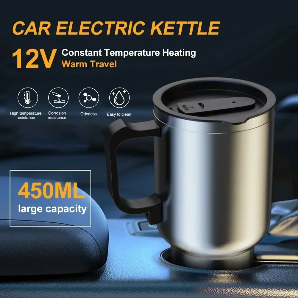 Electric Heating Car Kettle 12 - Camping Cooking Mug recension och pris