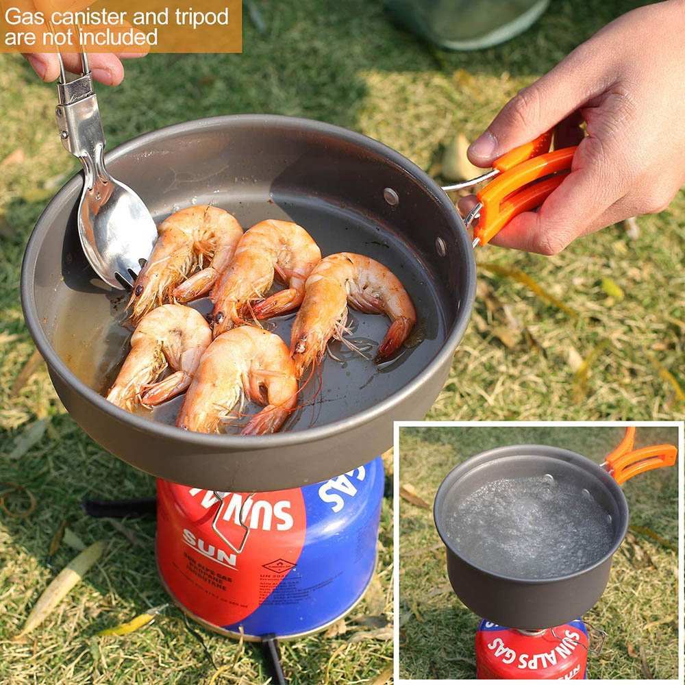 Aluminum Outdoor Camping Cookw - Camping Cooking Equipment Bag recension och pris