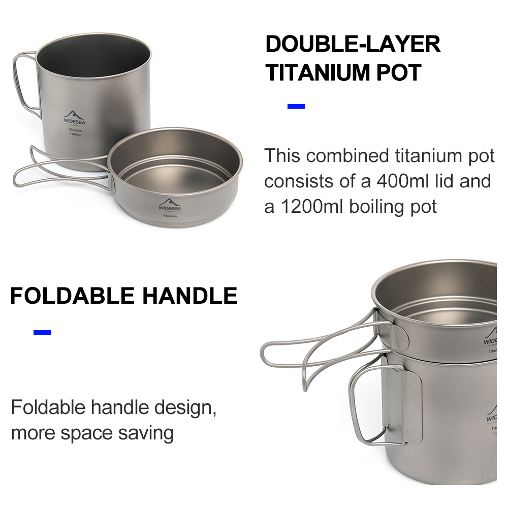 Widesea Ultralight Titanium Ca - Camping Cooking System recension och pris