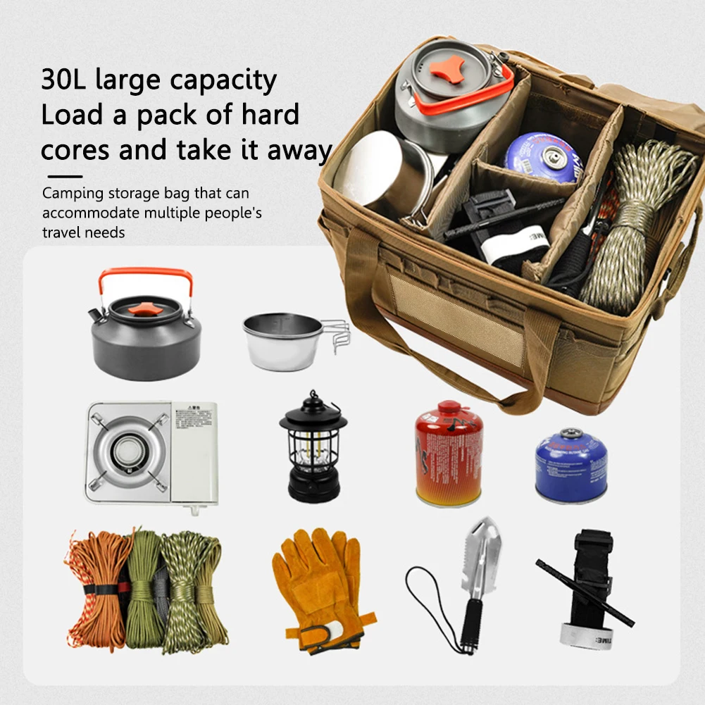 30L Camping Storage Case Campi - Camping Cooking Equipment Bag recension och pris