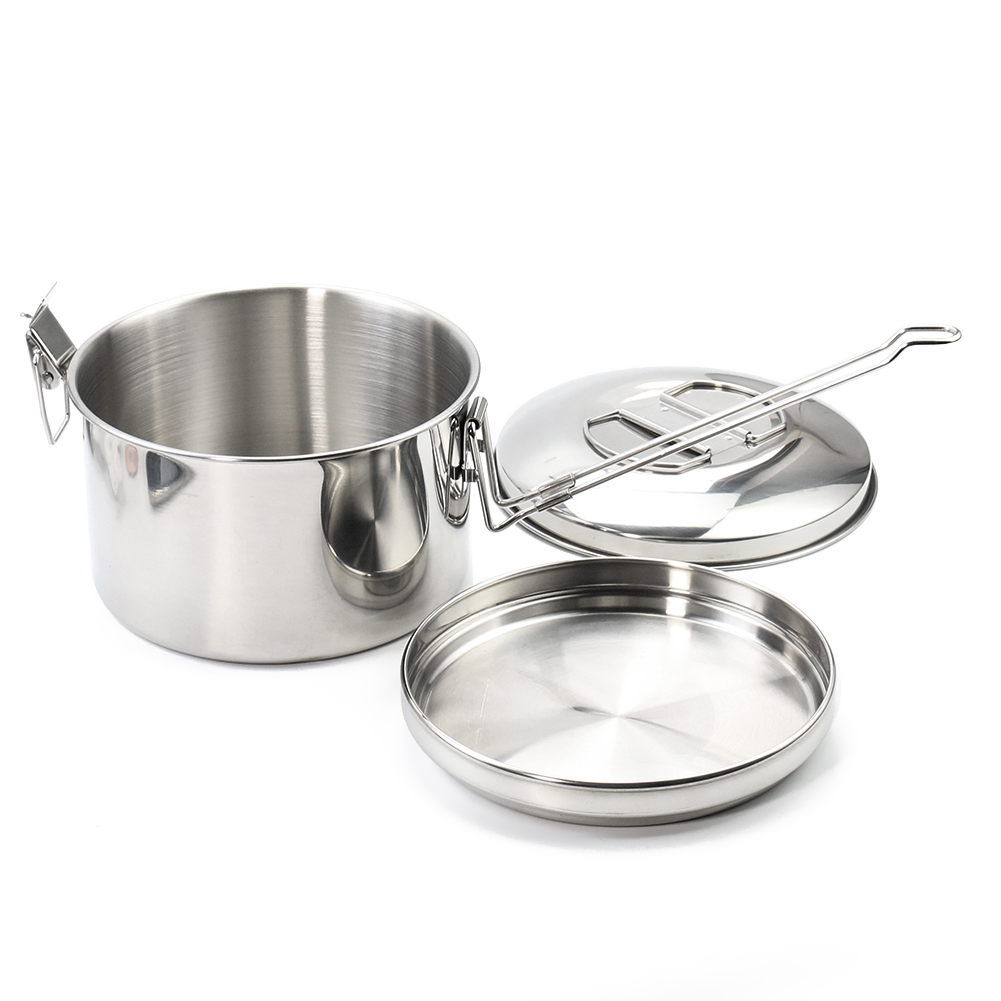 Stainless Steel Camping Hangin - Camping Hanging Cooking Pot recension och pris