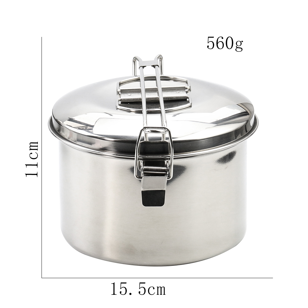 Stainless Steel Camping Hangin - Camping Hanging Cooking Pot recension och pris
