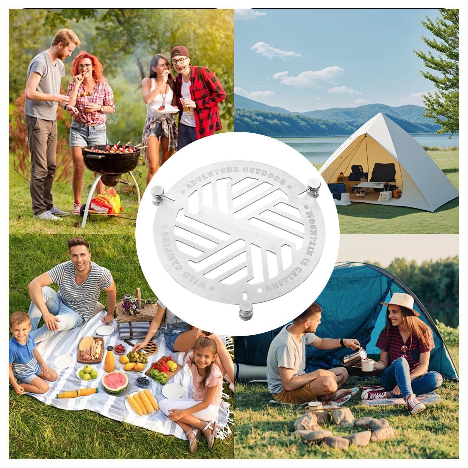 Round Steamer Rack Stainless S - Camping Cooking Plate recension och pris
