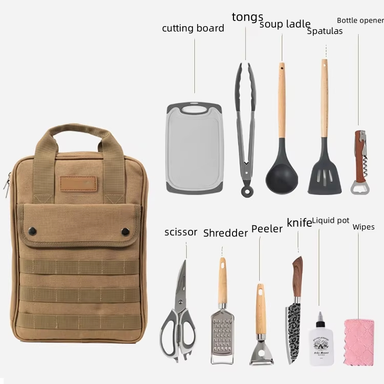 Camping Cooking Utensils Acces - Camping Cooking Set With Bag recension och pris
