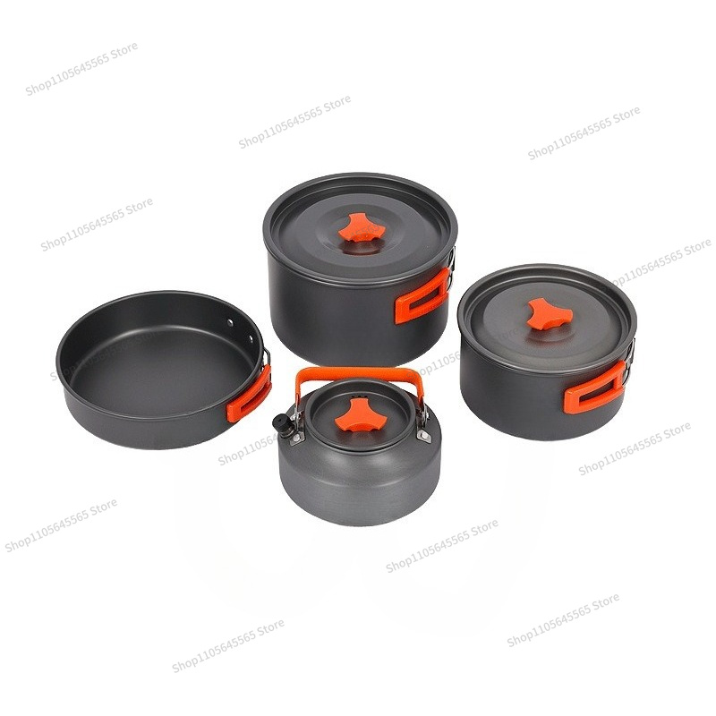 For Outdoor Camping Cookware 4 - Camping Cooking Set For 4 recension och pris