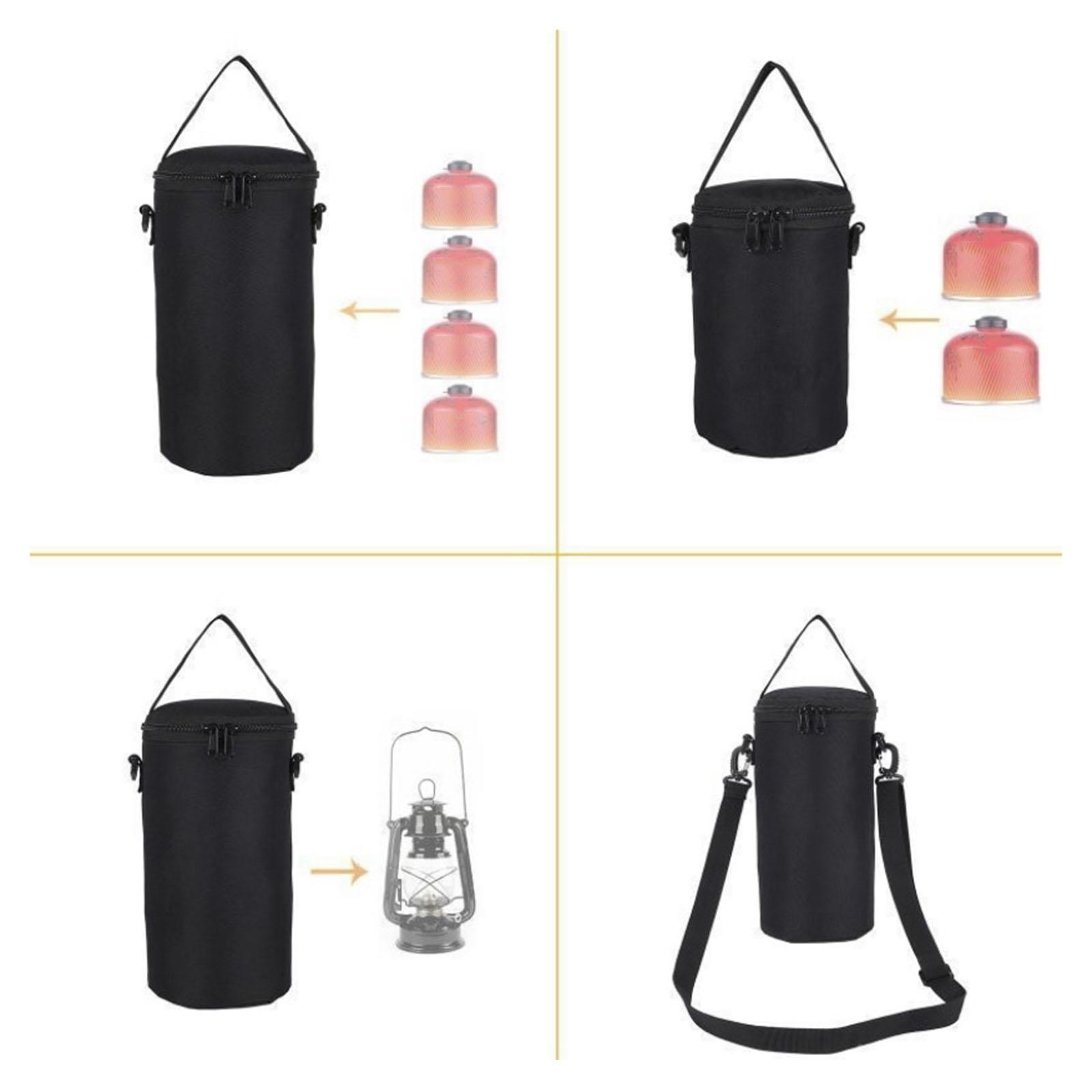Portable Gas Canister Case Nyl - Camping Cooking Equipment Bag recension och pris