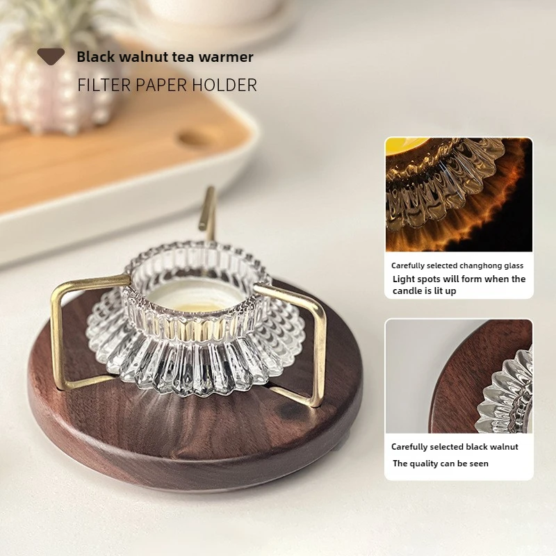 Black Walnut Candle Tea Warmer - Camping Cooking Kettle recension och pris