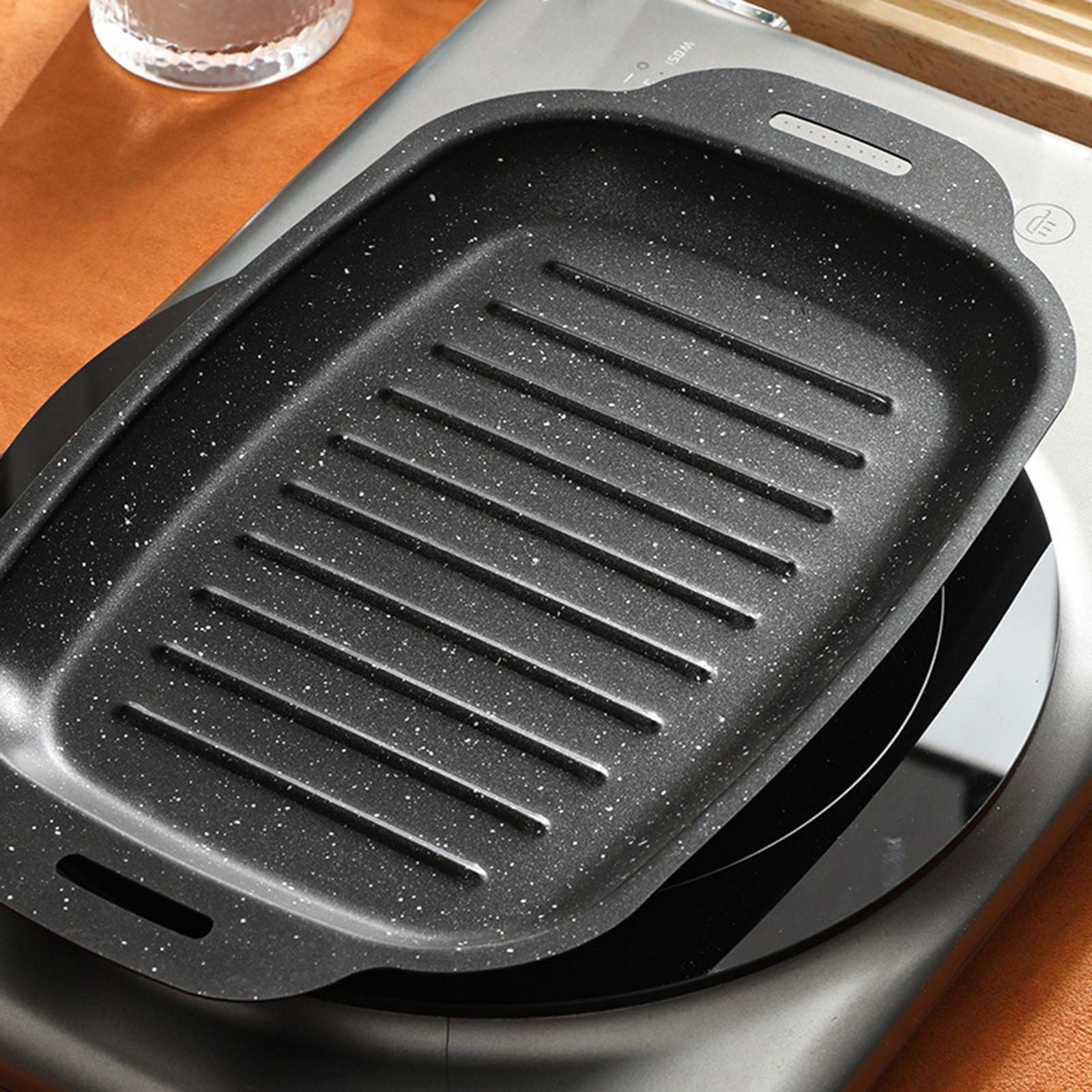 BBQ Pan Nonstick Carbon Steel  - Camping Cooking Wok recension och pris