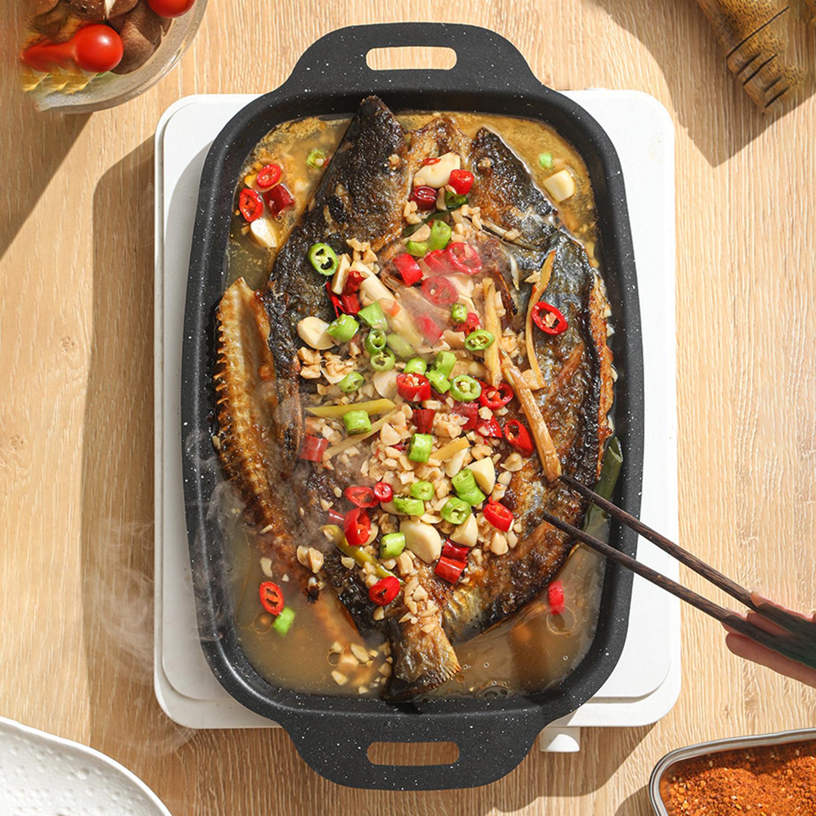 BBQ Pan Nonstick Carbon Steel  - Camping Cooking Wok recension och pris