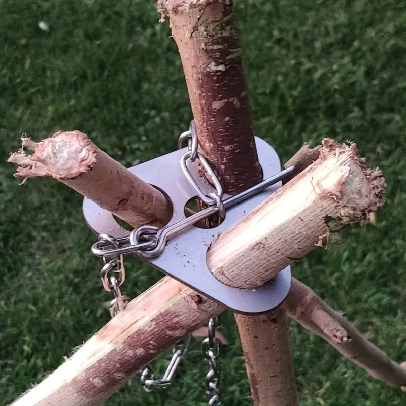 Outdoor BBQ Tripod Portable De - Camping Hanging Cooking Pot recension och pris