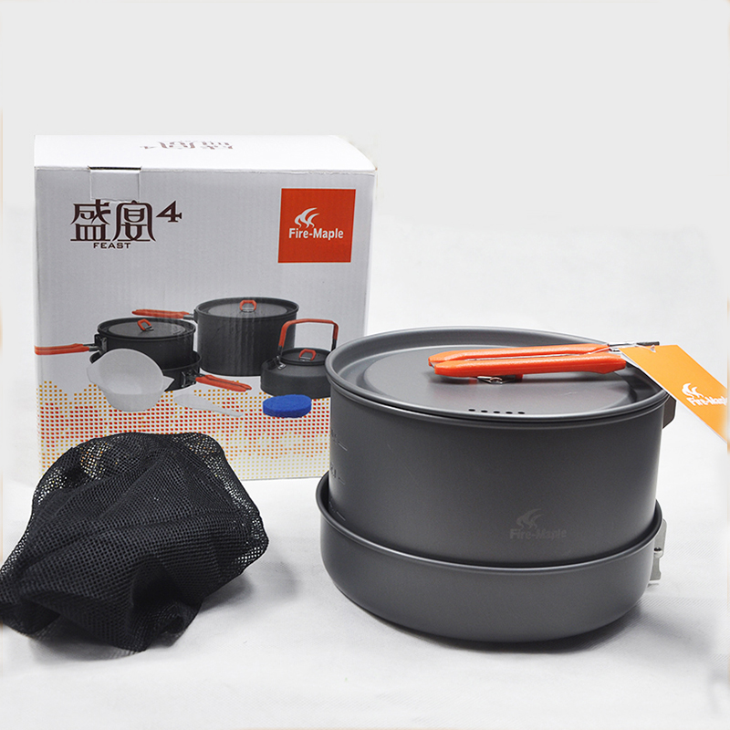 Fire Maple 4-5 Person Cookware - Camping Cooking Set For 4 recension och pris