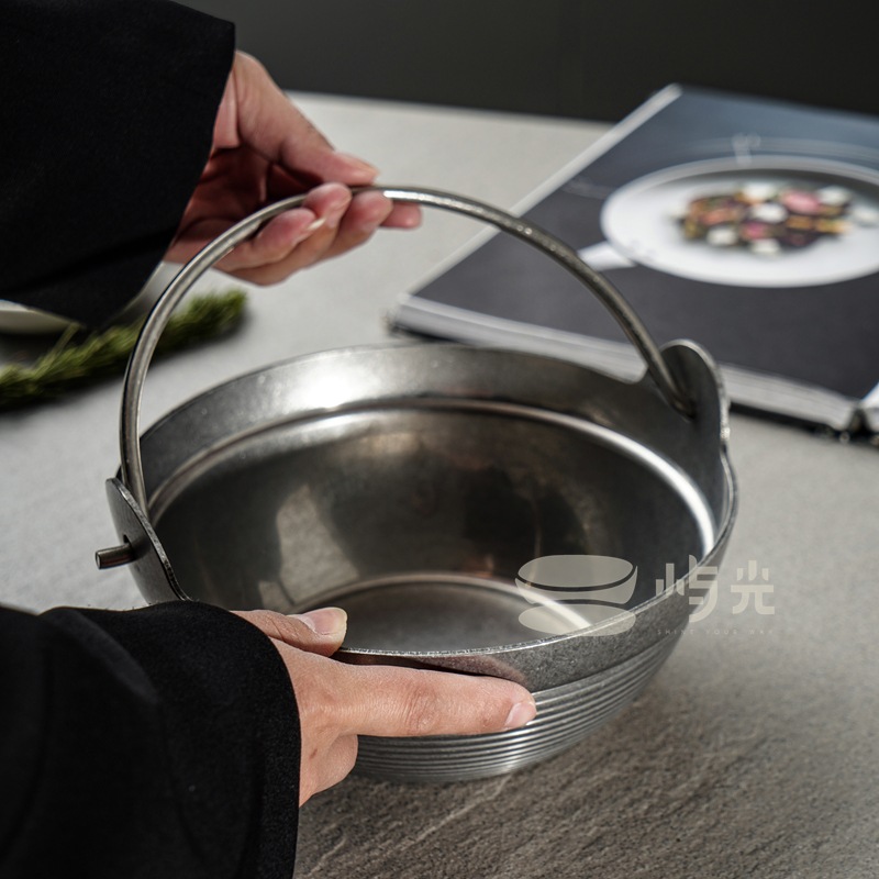 Retro three-layer steel campin - Camping Hanging Cooking Pot recension och pris