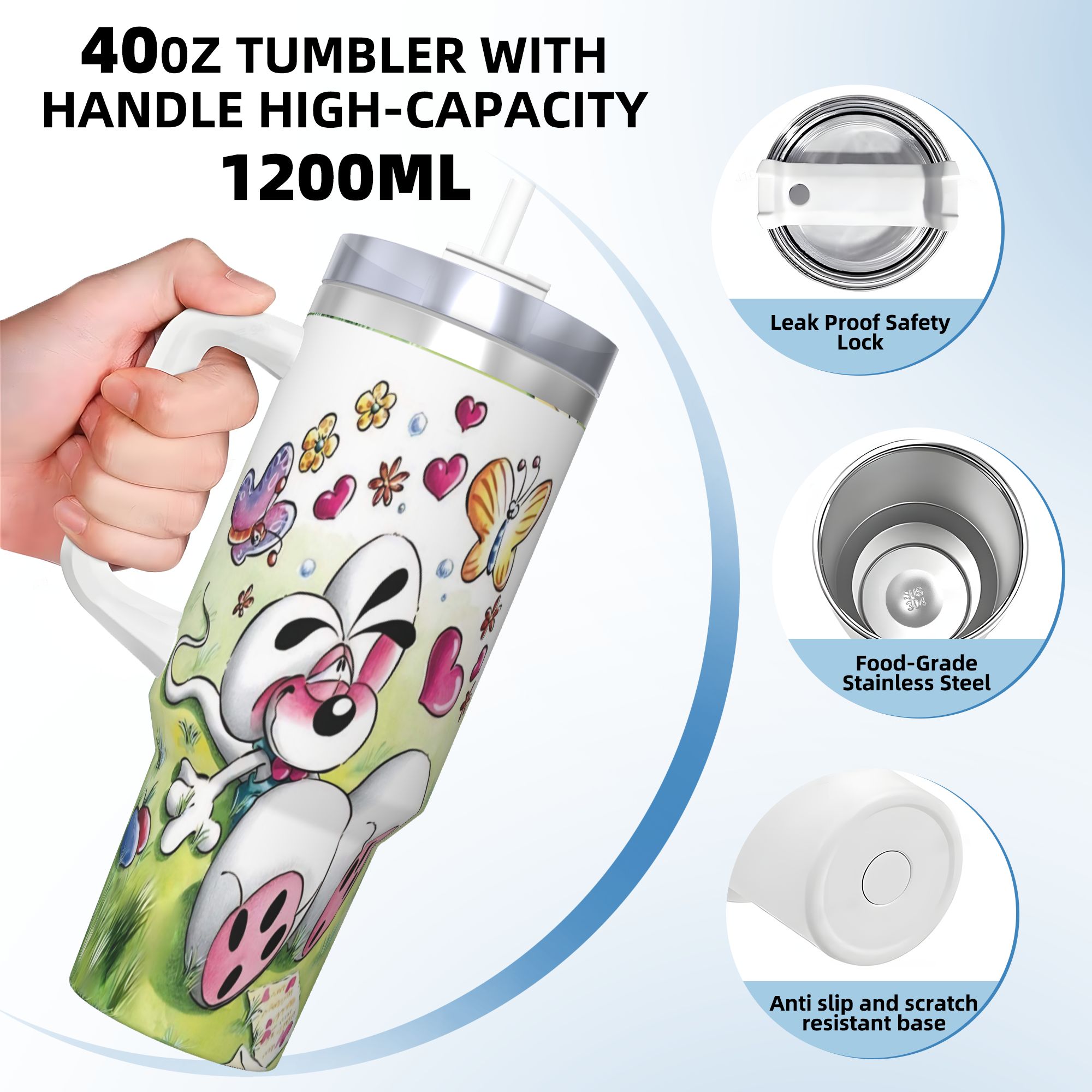 Cartoon D-Diddl Stainless Stee - Camping Cooking Mug recension och pris