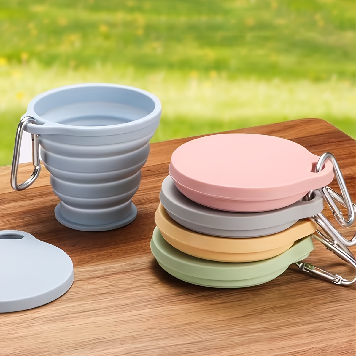 Food Grade Silicone Foldable D - Camping Cooking Food recension och pris