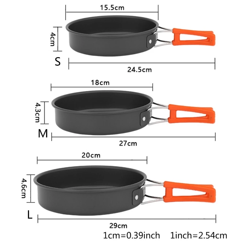 Portable Frying Pan with Stora - Camping Cooking Wok recension och pris