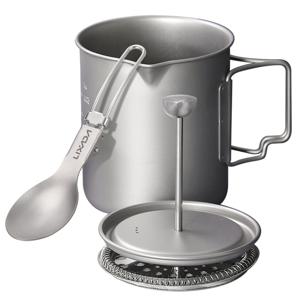 Lixada 750ml Titanium Coffee C - Camping Cooking Mug recension och pris