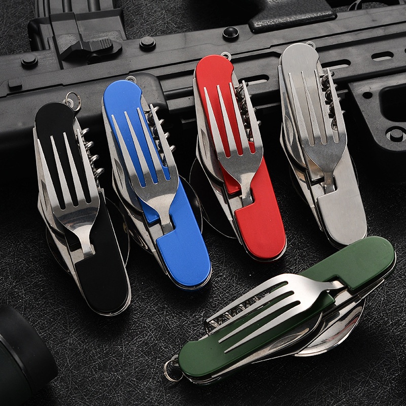4 in 1 Folding Tableware Detac - Camping Outdoor Cooking Table recension och pris