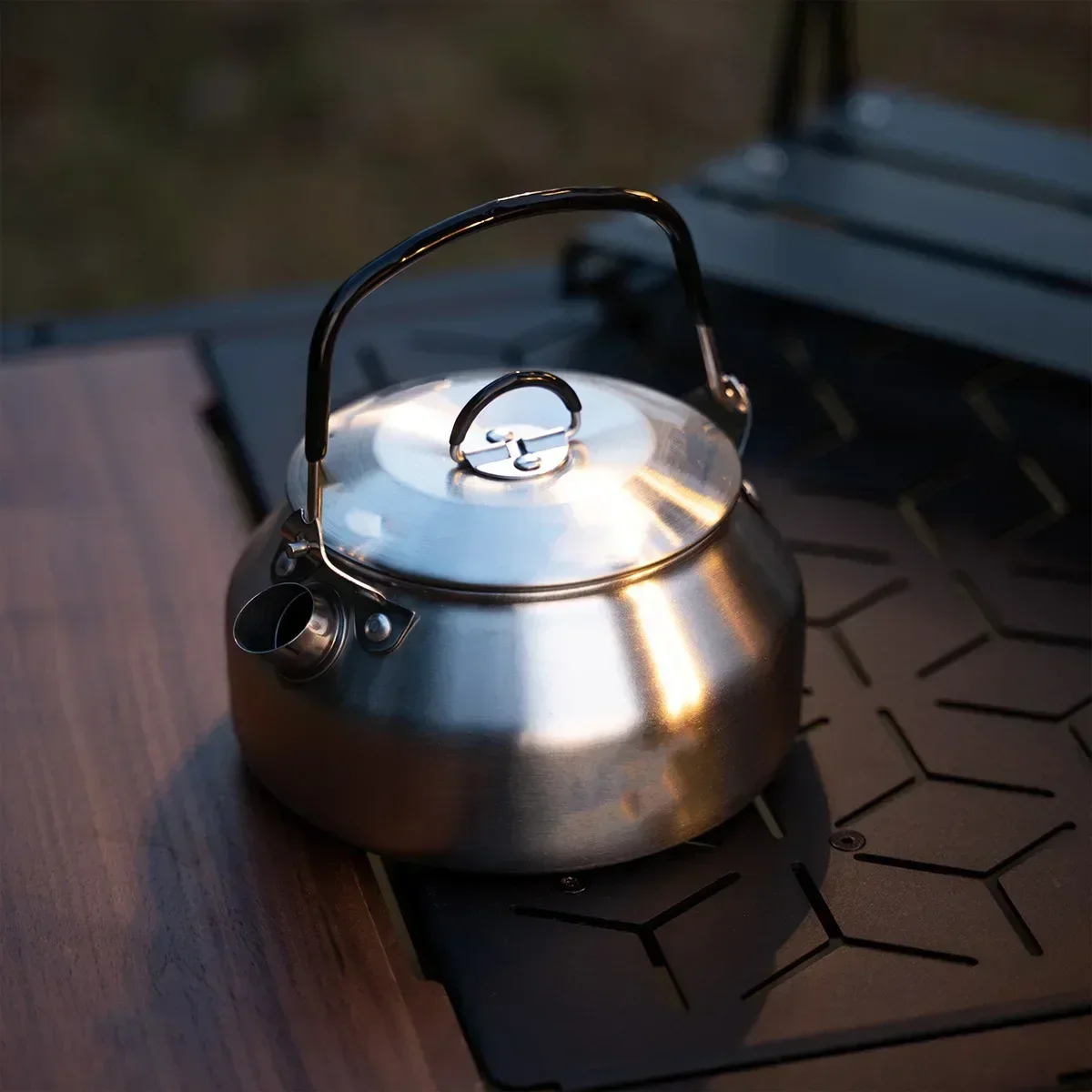 Stainless Steel Kettle 0.8L Po - Camping Cooking Kettle recension och pris