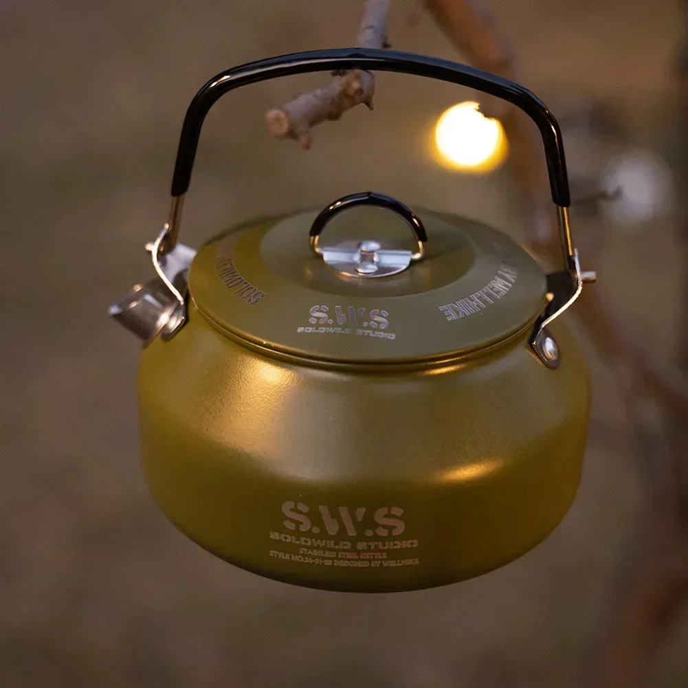 Stainless Steel Kettle 0.8L Po - Camping Cooking Kettle recension och pris