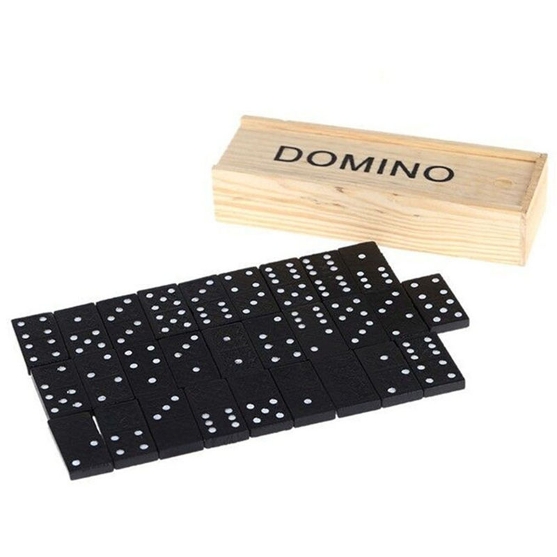 28pcs/Set Wooden Domino Board  - Camping Cooking Utensils Kit recension och pris