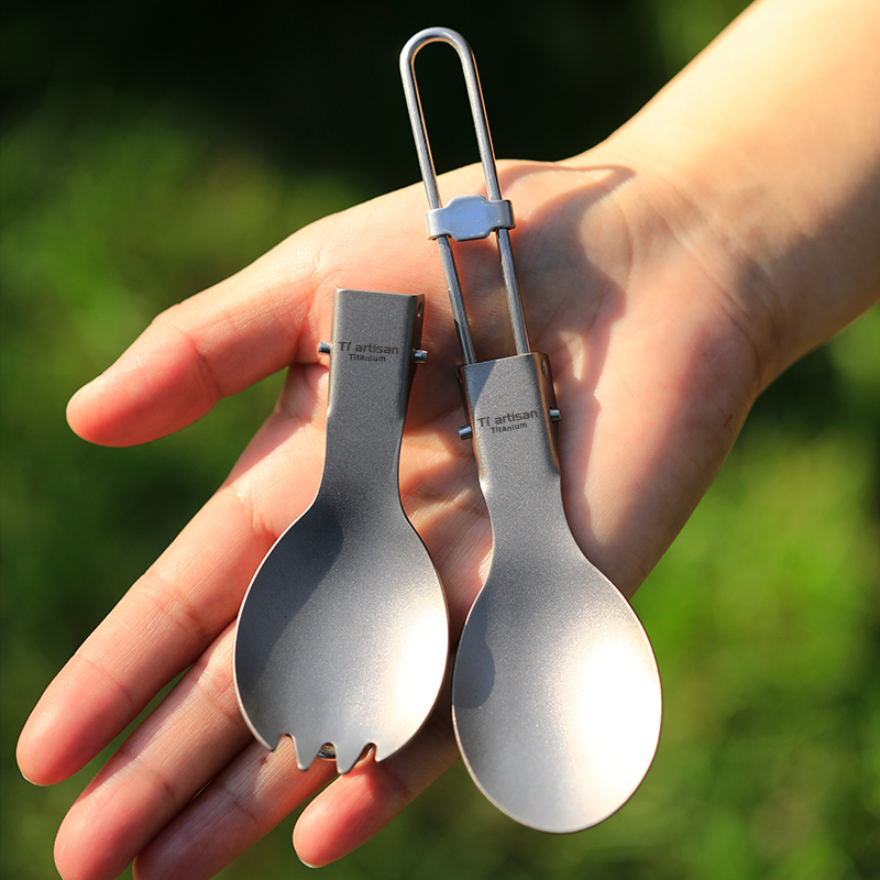 Tiartisan Titanium Spoon Spork - Camping Outdoor Cooking Table recension och pris