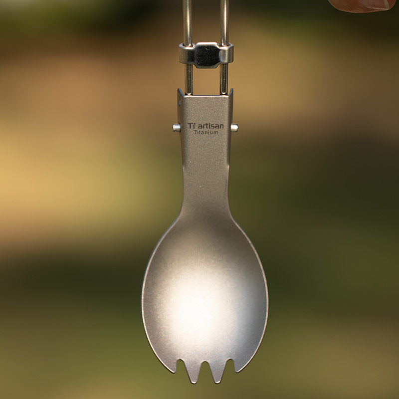 Tiartisan Titanium Spoon Spork - Camping Outdoor Cooking Table recension och pris