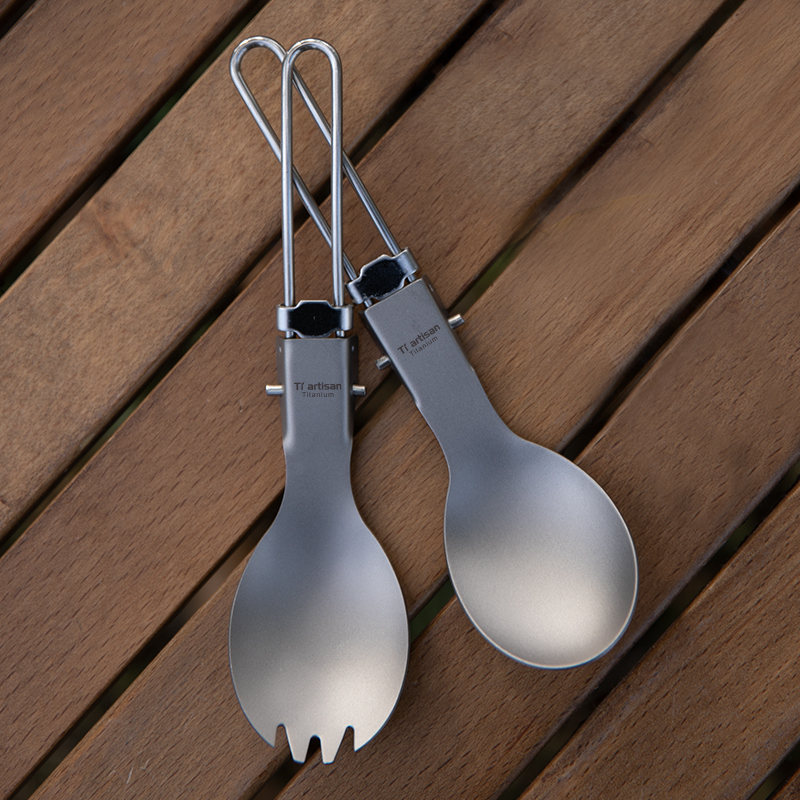 Tiartisan Titanium Spoon Spork - Camping Outdoor Cooking Table recension och pris
