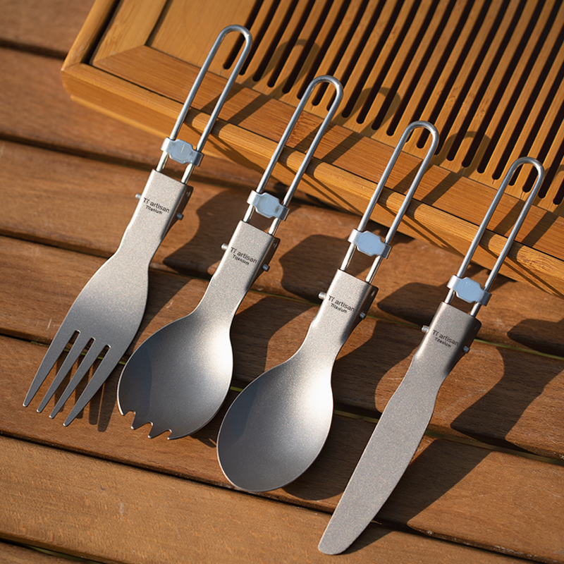 Tiartisan Titanium Spoon Spork - Camping Outdoor Cooking Table recension och pris
