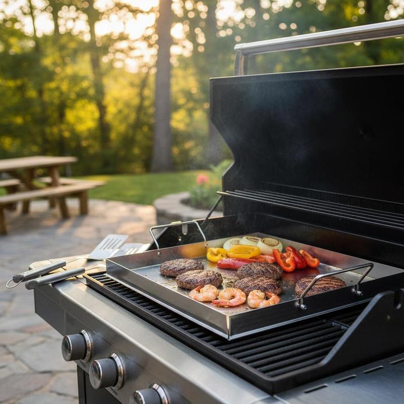 Universal Flat Top Griddle 18x - Camping Outdoor Cooking Set recension och pris