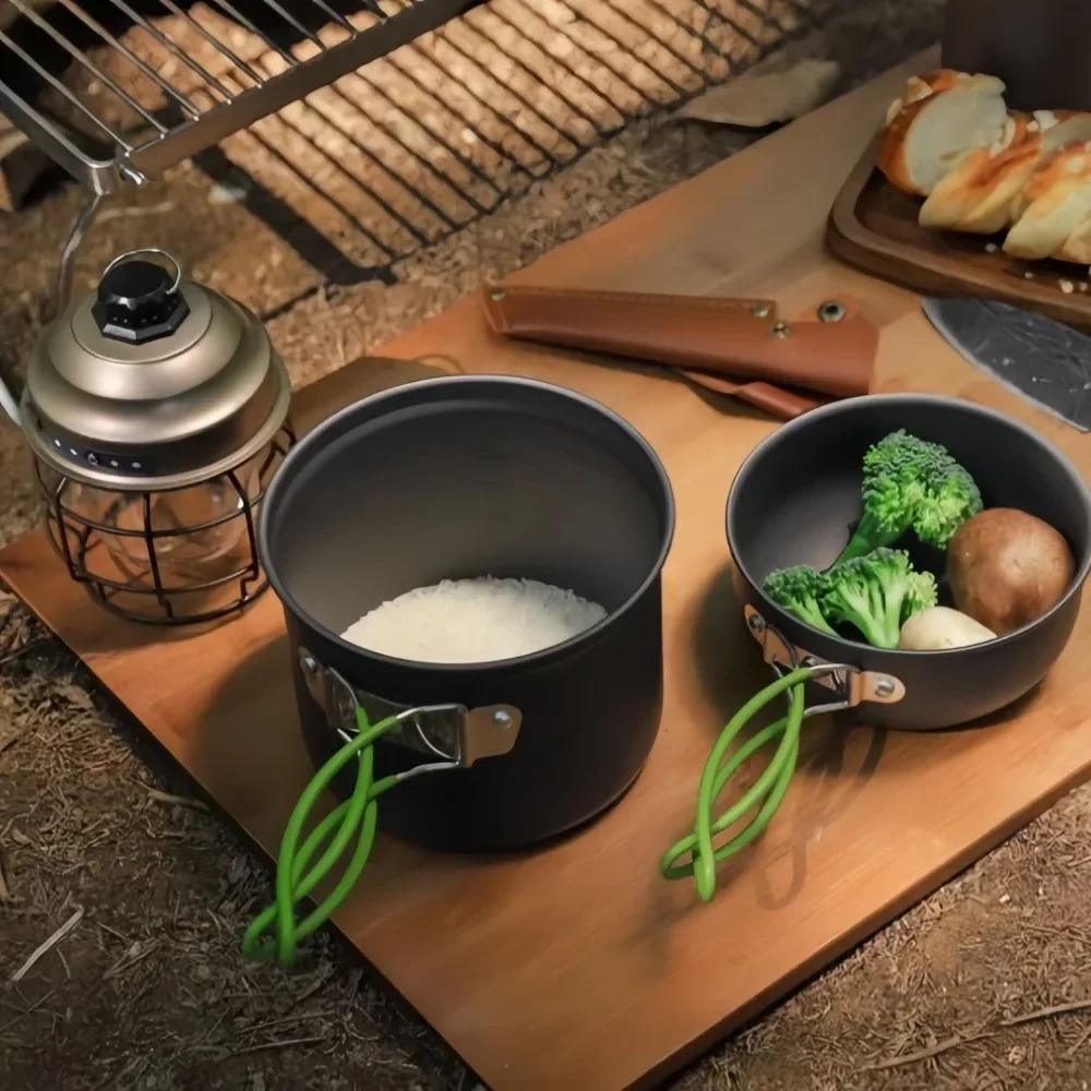 Portable Cookware Camping Cook - Camping Cooking Equipment Bag recension och pris