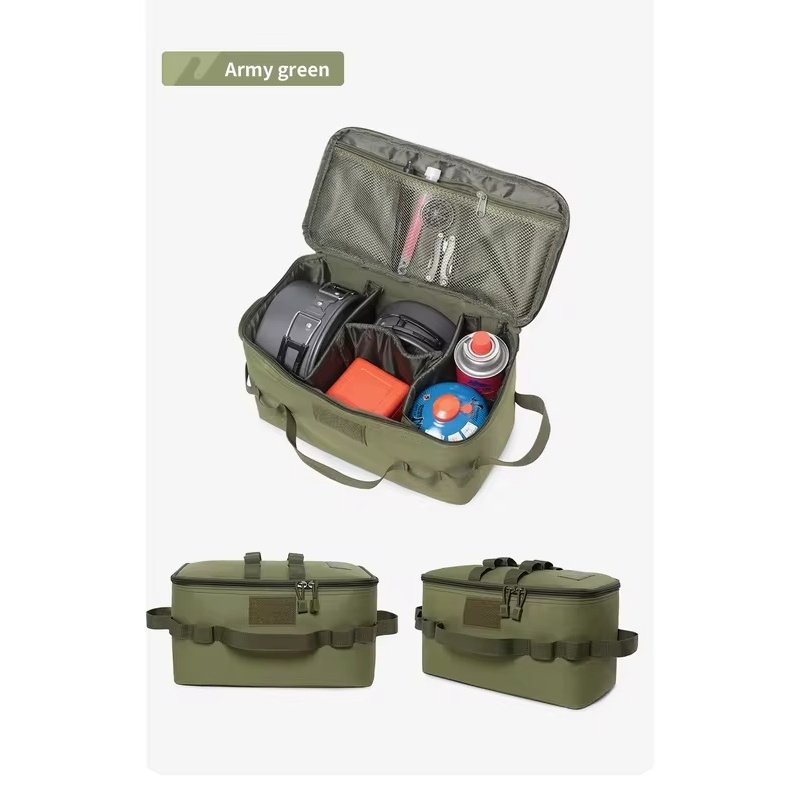 Durable Camping Storage Tote w - Camping Outdoor Cooking Set recension och pris