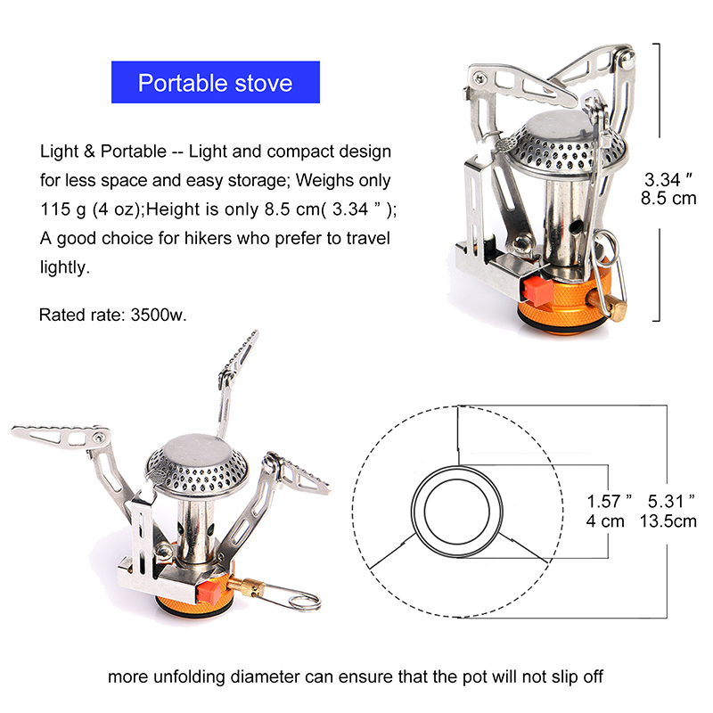Widesea Portable Camping Cookw - Camping Cooking Set For 4 recension och pris
