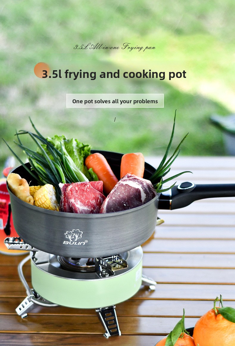 2026Bulin non-stick pan Outdoo - Camping Cooking Wok recension och pris