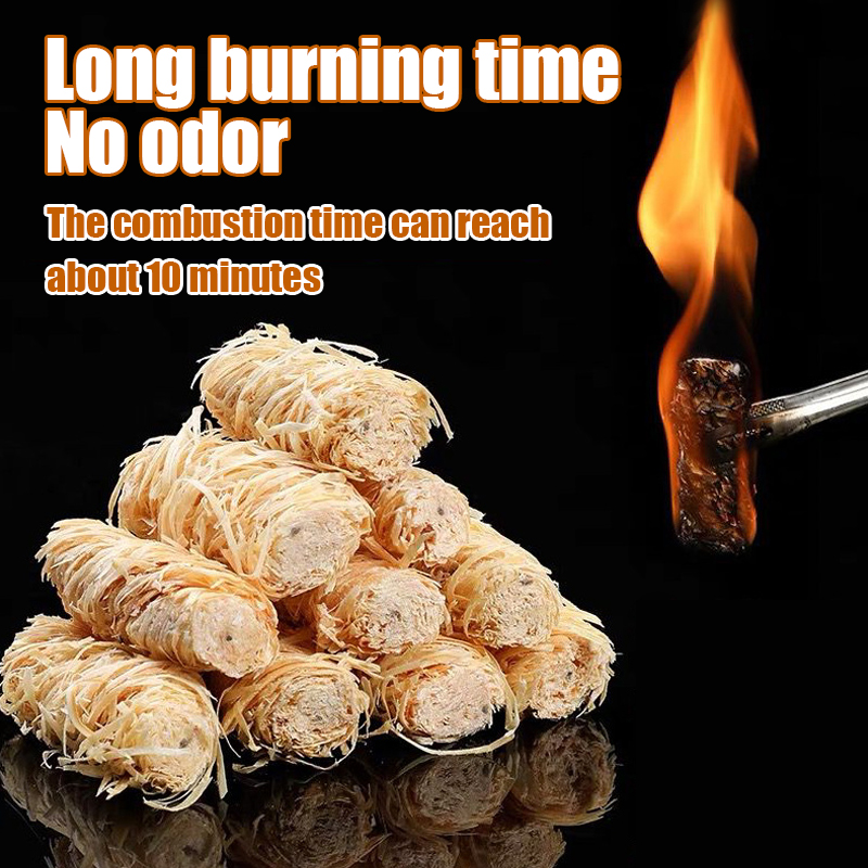 30/60/100/120PCS Natural Fire  - Charcoal Chimney Starter recension och pris