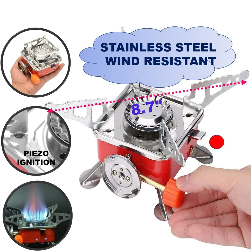 Portable Burner Camping Foldab - Camping Cooking Equipment Bag recension och pris