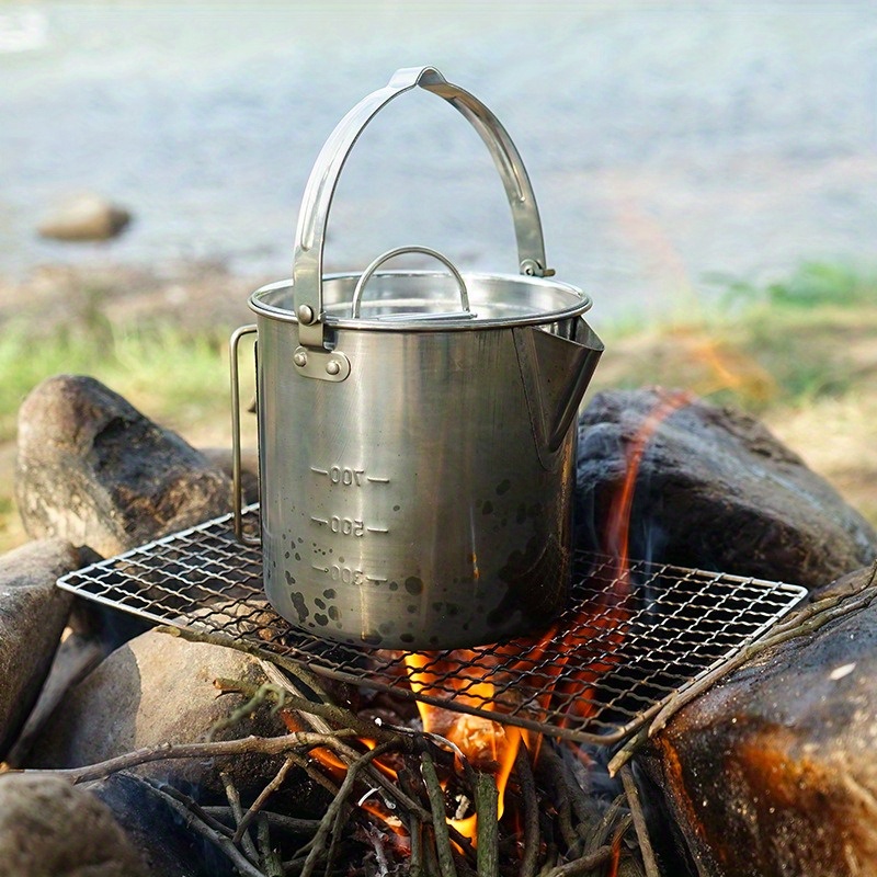 1PC Compact and Portable 1.2L  - Camping Cooking Mug recension och pris