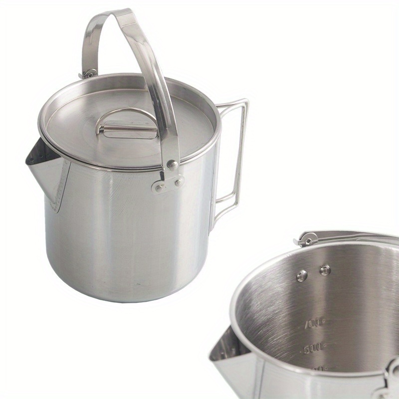 1PC Compact and Portable 1.2L  - Camping Cooking Mug recension och pris