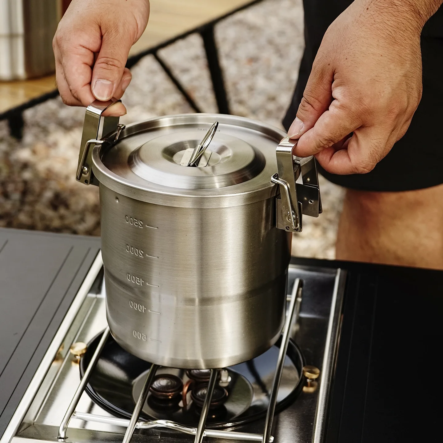 Outdoor Camping 304 Stainless  - Camping Cooking Full Set recension och pris