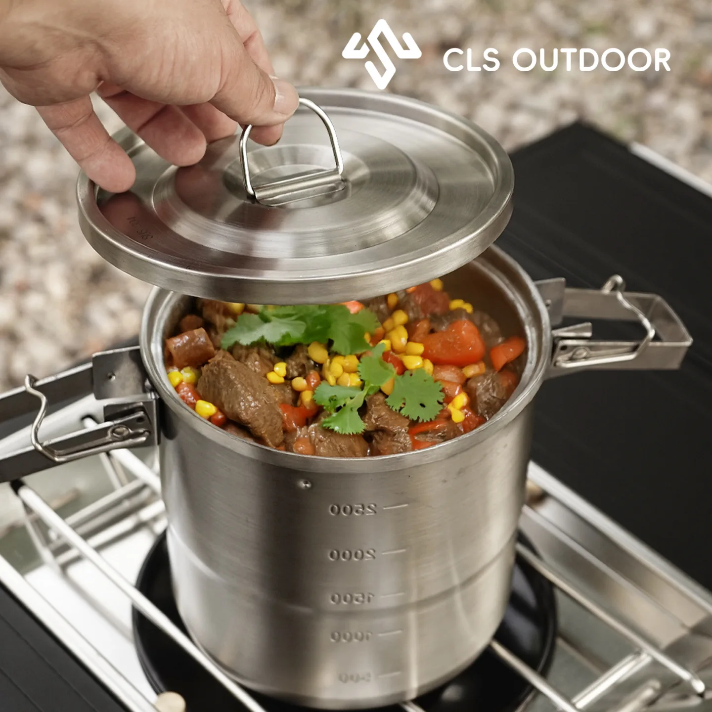 Outdoor Camping 304 Stainless  - Camping Cooking Full Set recension och pris