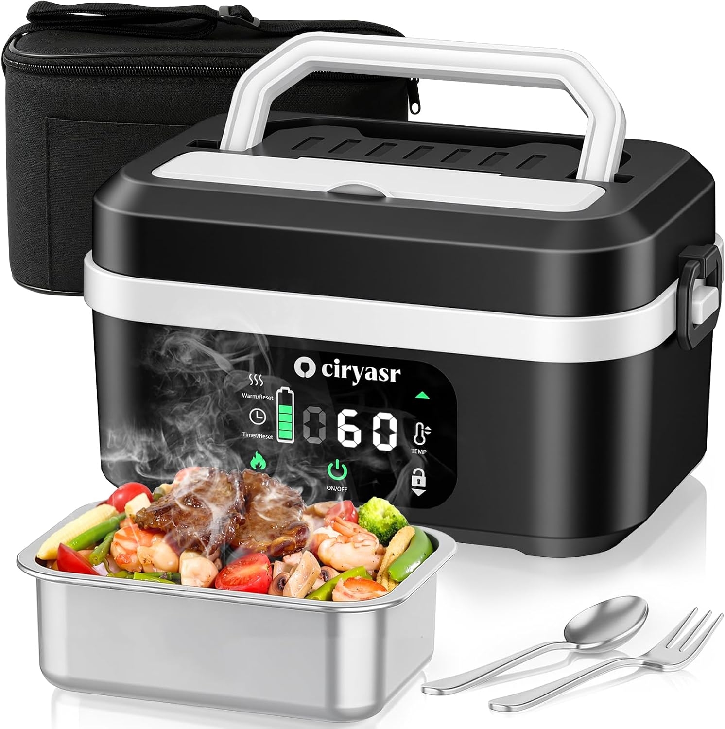 Powerful Electric Lunch Box, 1 - Camping Outdoor Cooking Table recension och pris