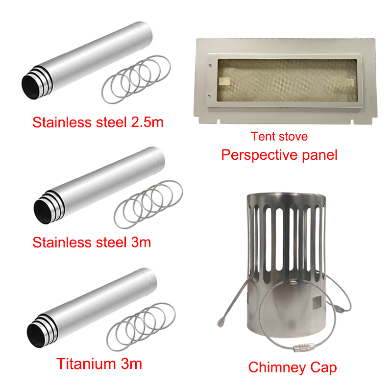 Camping Wood Stove Chimney Cap - Charcoal Chimney Starter recension och pris